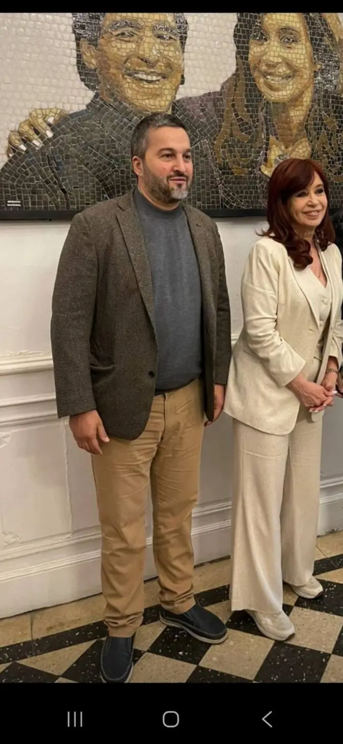 Ariel García Furfaro y Cristina Kirchner