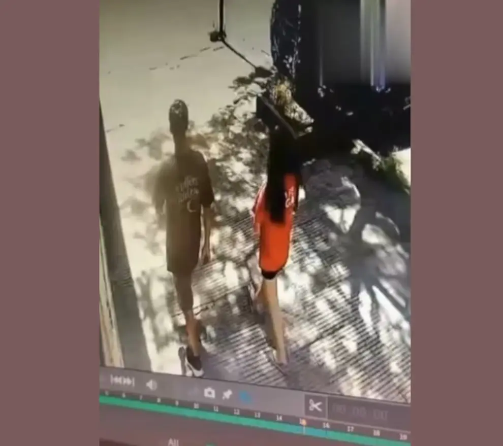 Una cámara captó la trampa
