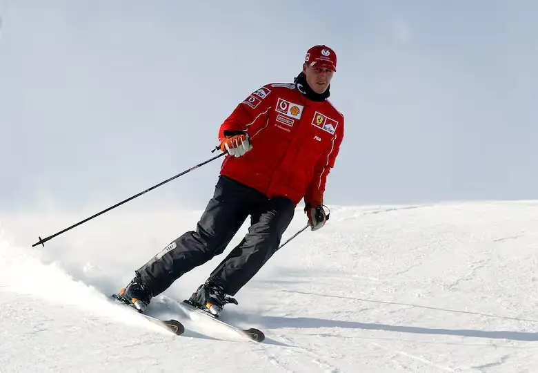 Michael Schumacher, practicando el hobby que cambió su vida por completo hace 12 años.