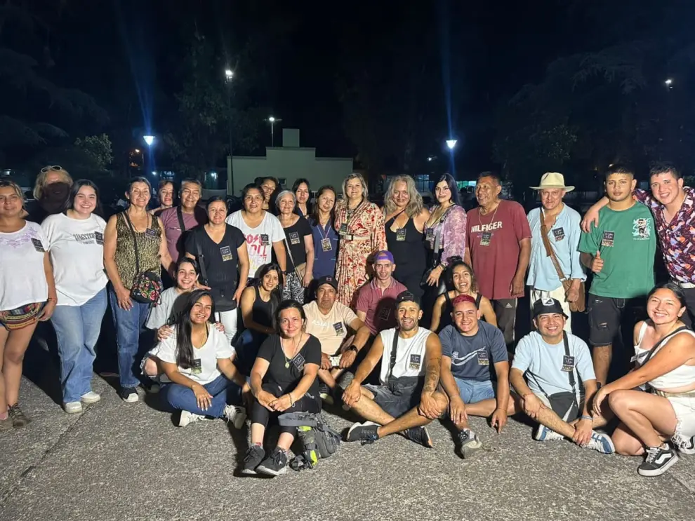 La gente que organiza el evento solidario de fin de año