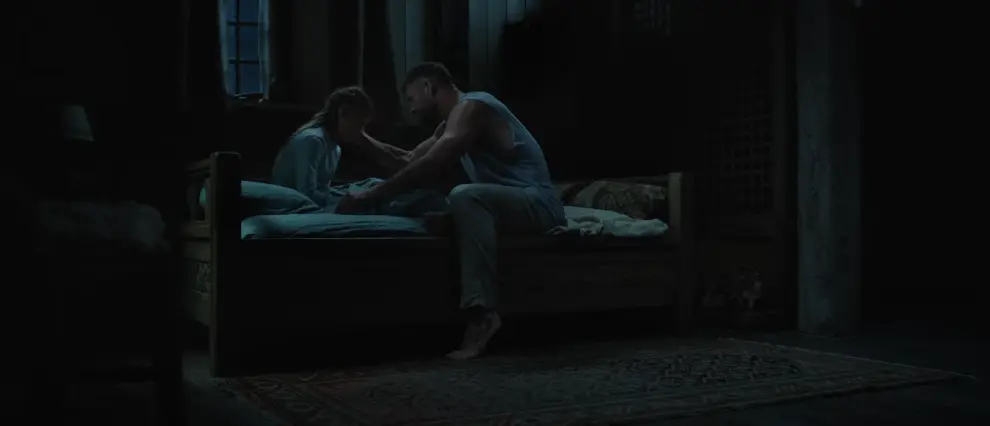 Love (India Rose Hemsworth) y Thor (Chris Hemsworth) en "Avengers: Doomsday".