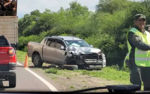 Accidente en la ruta 34, cerca del río Juramento