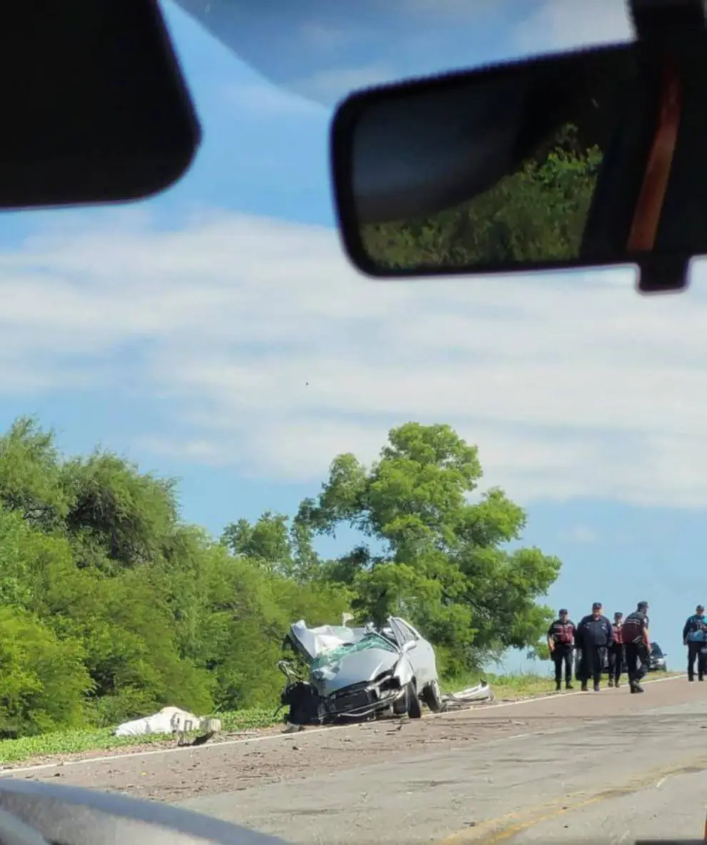 Accidente en la ruta 34, cerca del río Juramento
