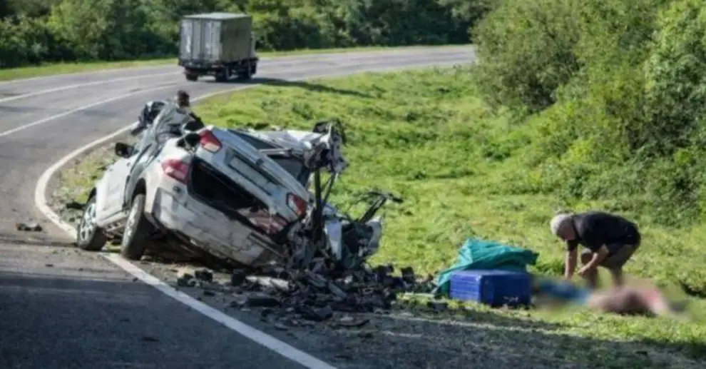 Accidente en la ruta 34, cerca del río Juramento