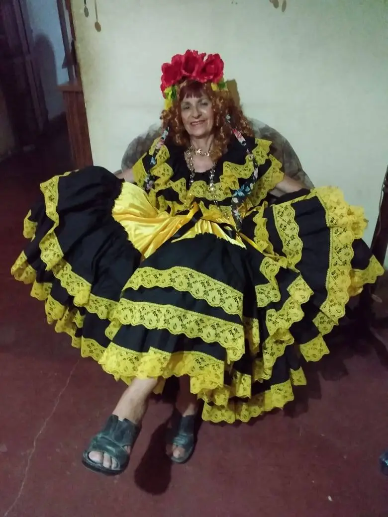 Mechita siempre participaba de distintos eventos culturales en la localidad