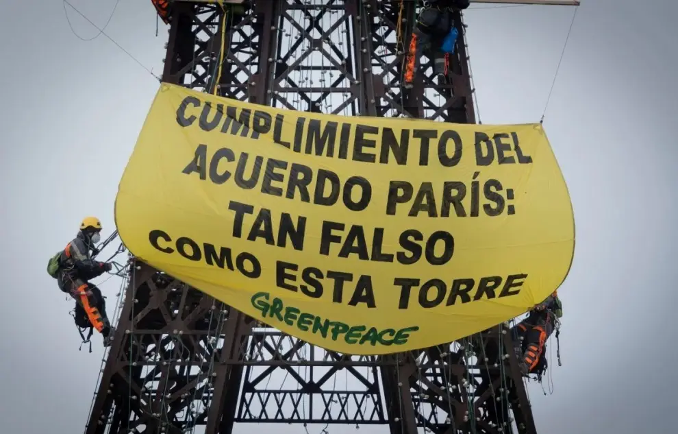 Greenpeace exige que los países cumplan con el acuerdo internacional.