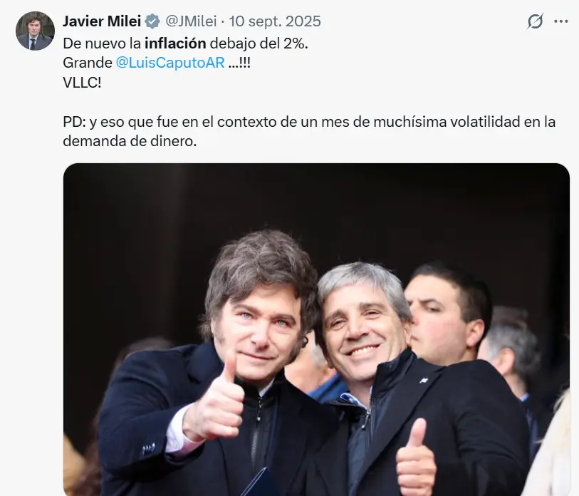 Con la actualización, la inflación podría quedar por arriba de la que venían informando, lo que sería un golpe a la "bandera" de Milei.