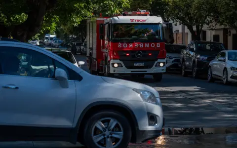 Principio de incendio en el Registro Civil 