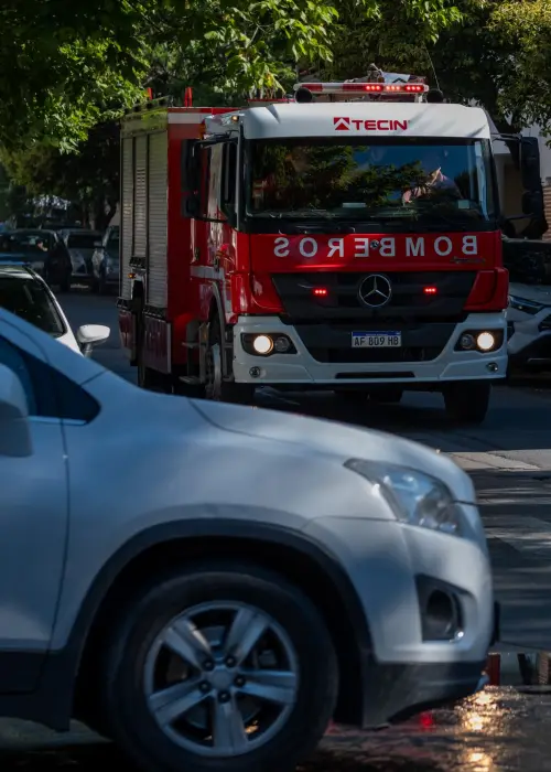 Principio de incendio en el Registro Civil 