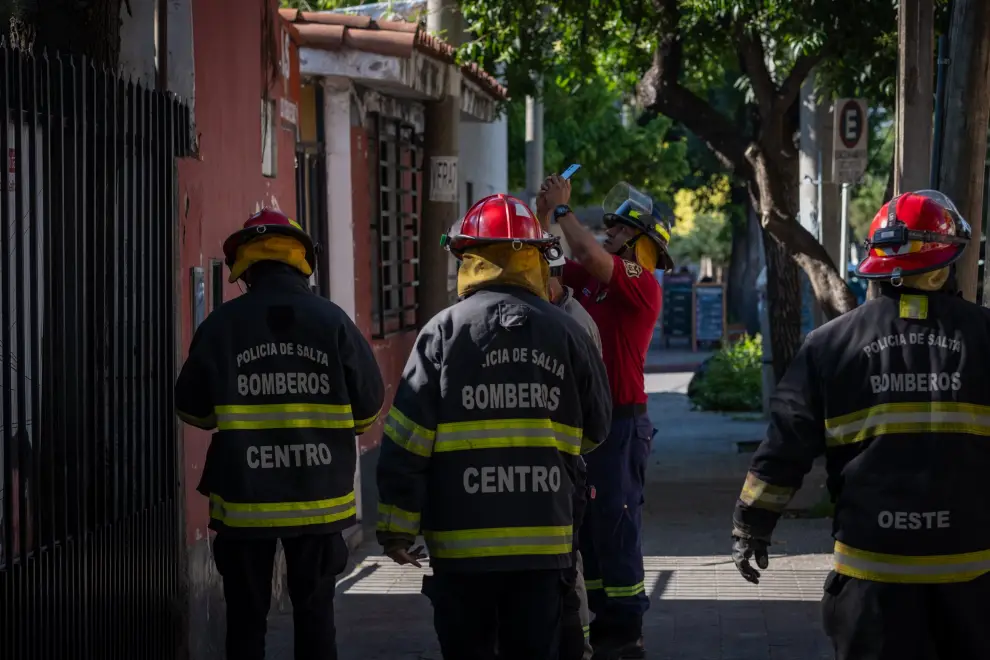 Principio de incendio en el Registro Civil