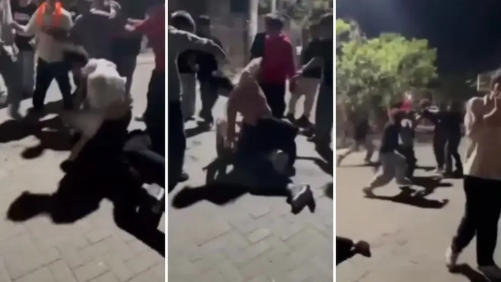 Una de los tantos hechos de violencia en Güemes.