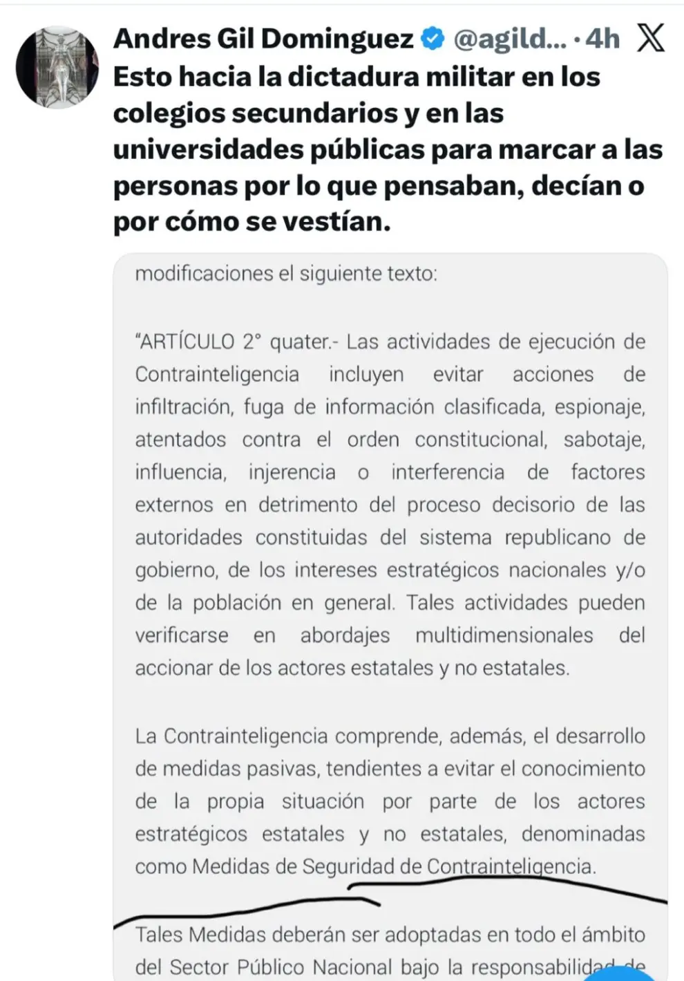Polémica por el DNU de Milei para reformar la SIDE