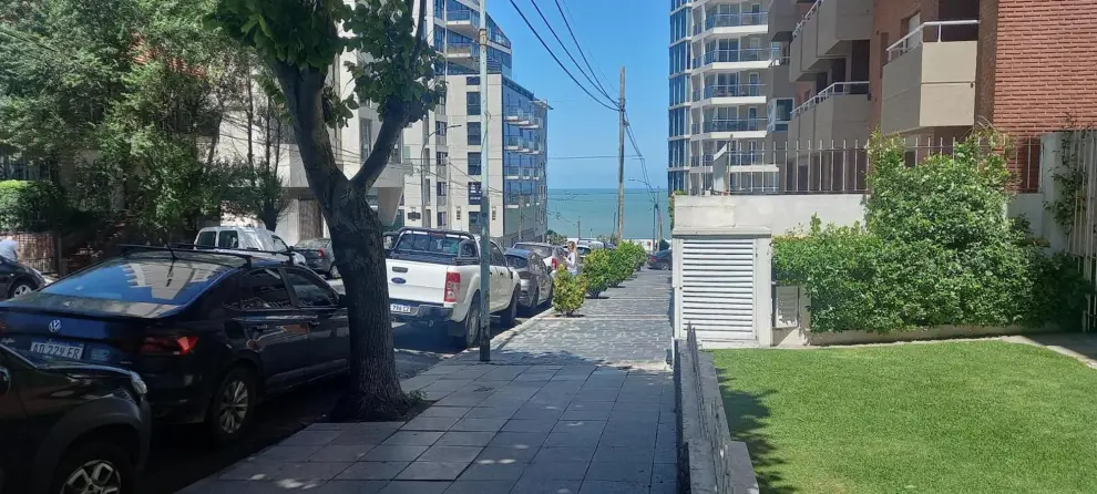 Playa Grande, en Mar del Plata