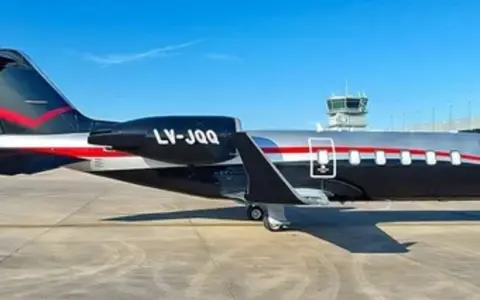El avión que Faroni quiere vender en EE.UU