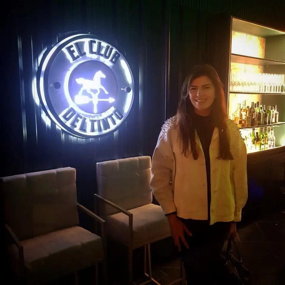Bettina Romero en el Club del Tinto