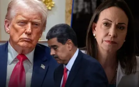 Trump le dio la espalda a Corina Machado.