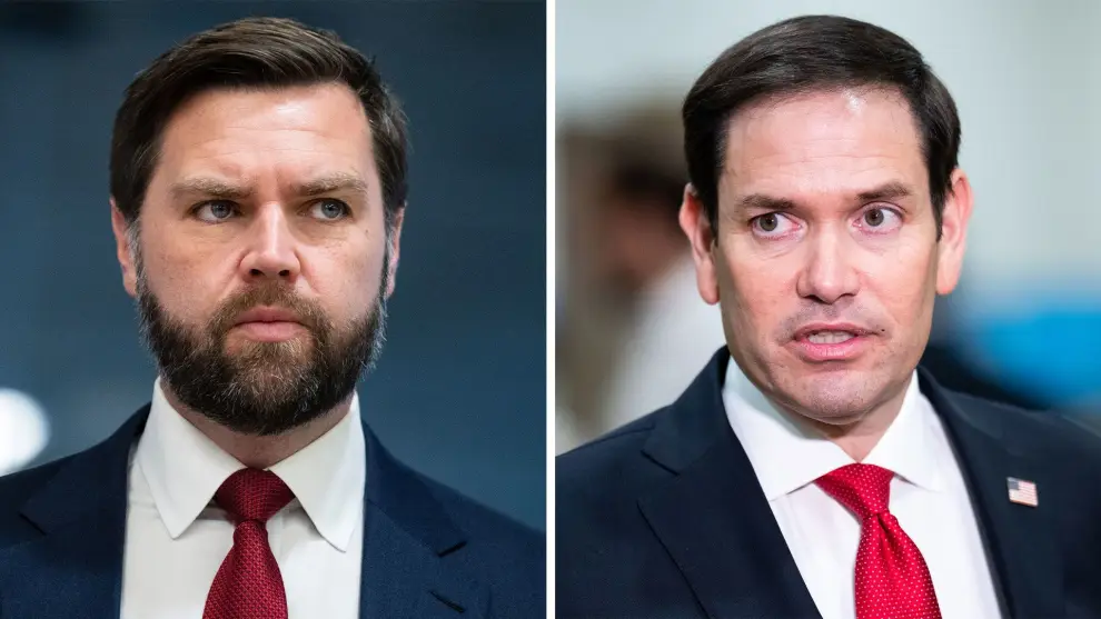 J.D. Vance y Marcos Rubio.