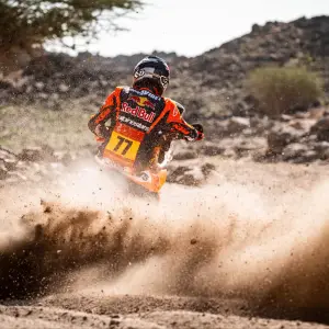 El fuerte susto que se pegó Luciano Benavides en la Etapa 2 del Dakar por un neumático a punto de reventar: "Llegué de milagro"