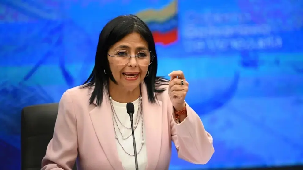 Delcy Rodríguez juró como presidenta en Venezuela.