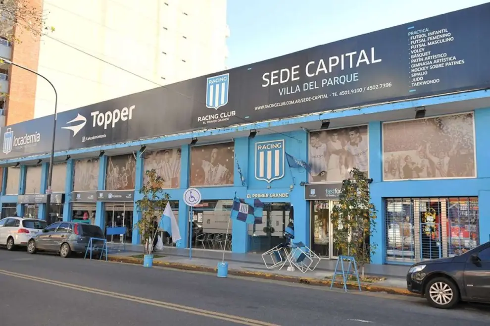 La sede Racing en Villa del Parque