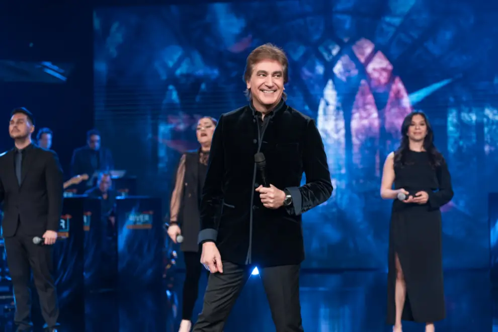 Dante Gebel en una de sus funciones
