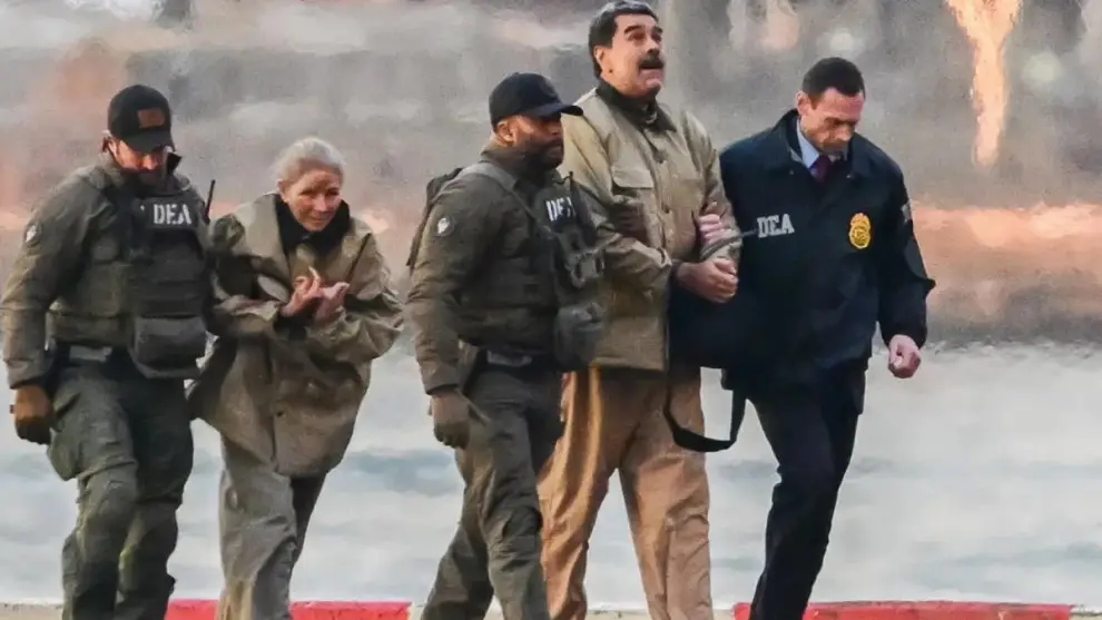 Nicolás Maduro y su esposa