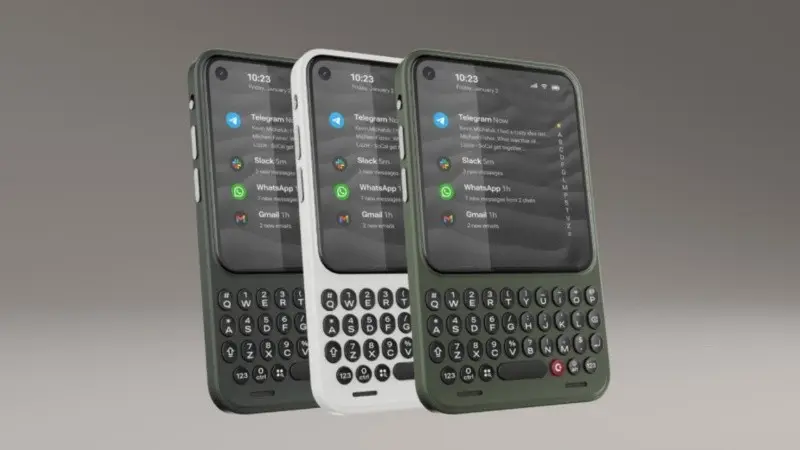 Un teléfono que mira hacia atrás para proponer otra forma de usar la tecnología
