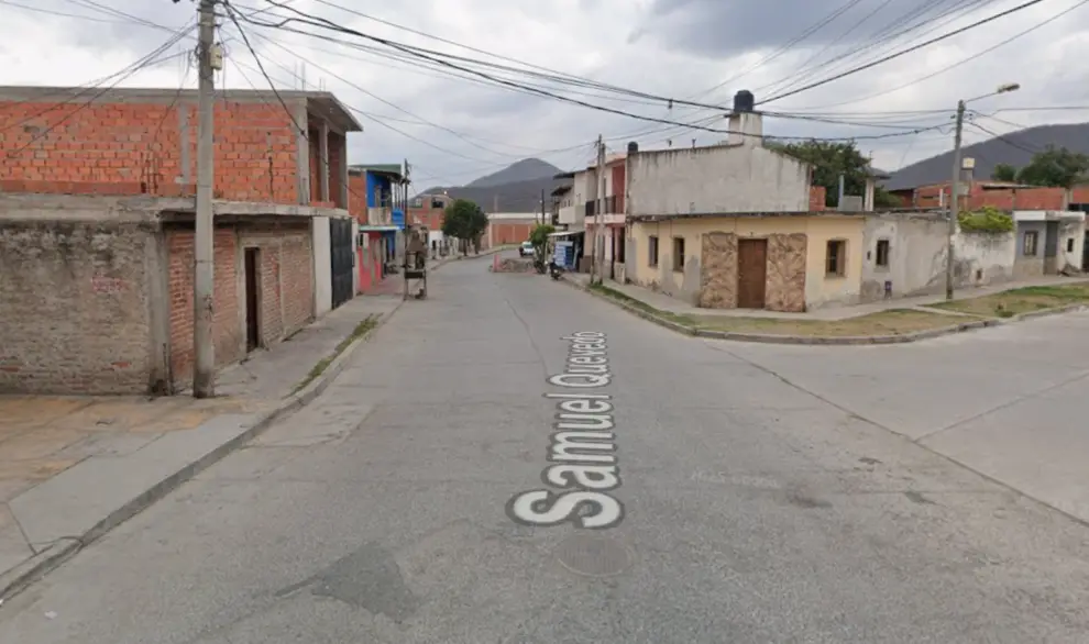 El lugar donde ocurrió el homicidio en Villa Juanita