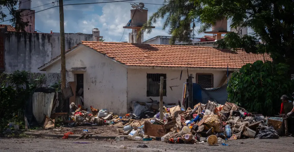 Limpieza de una casa en Barrio Limache por acumulacion compulsiva