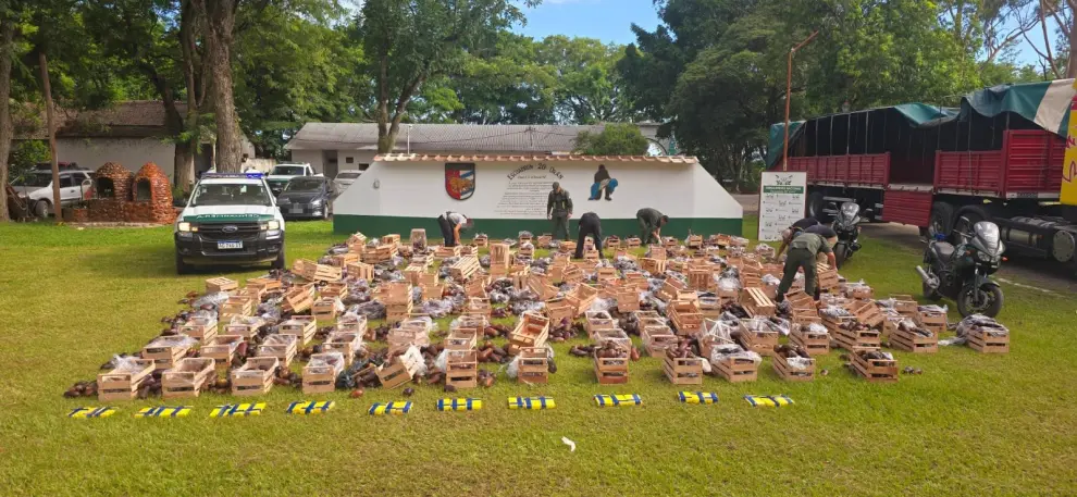 Secuestro de cocaína en el norte.