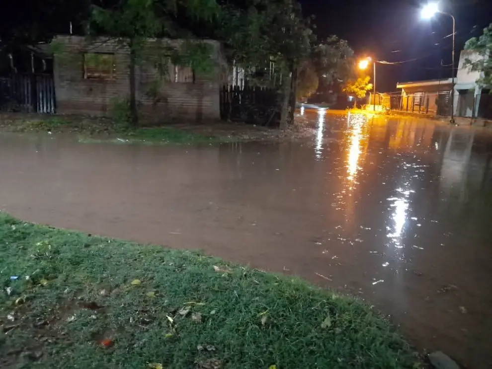 Las calles de Pichanal en esta épocas del año.