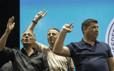 El triunvirato de la CGT.