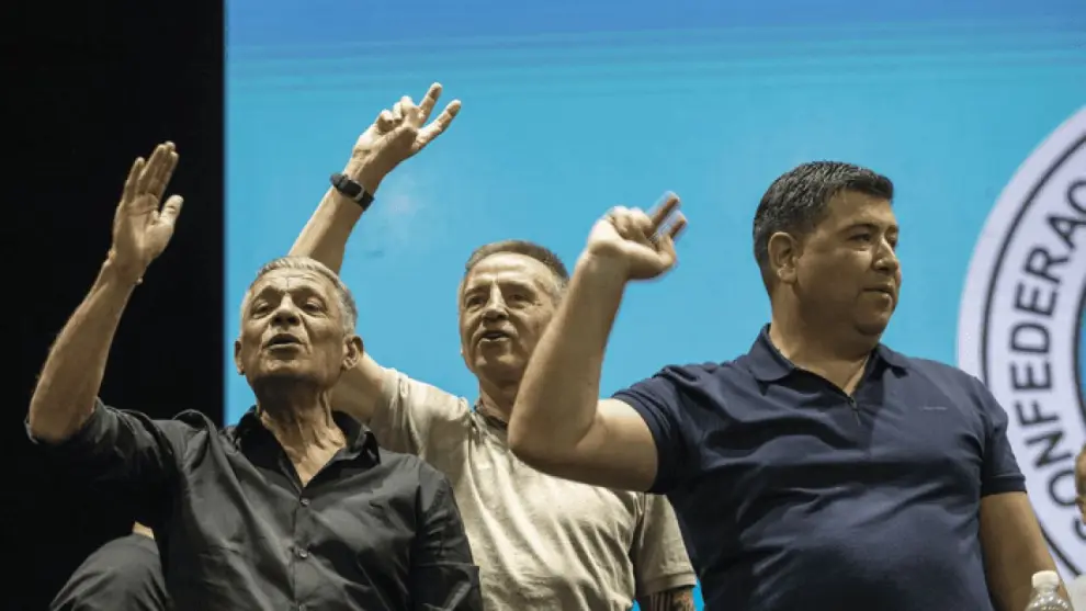 El triunvirato de la CGT.