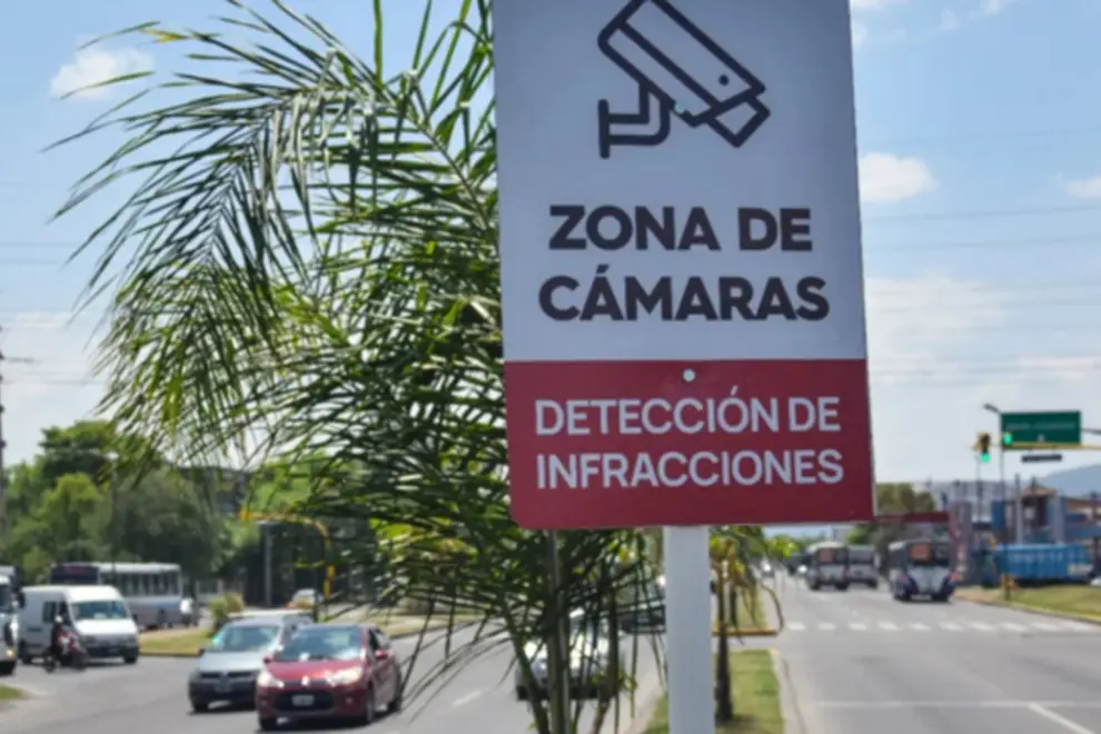 Cámaras de fiscalización vial.