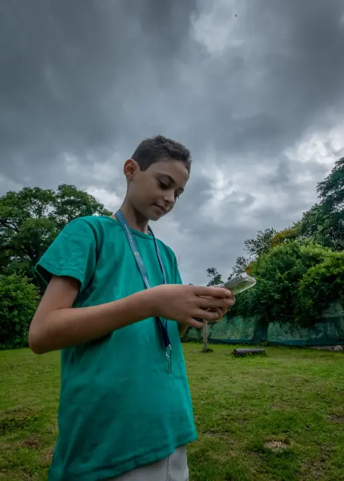 Santiago Villalba niño meteorólogo
