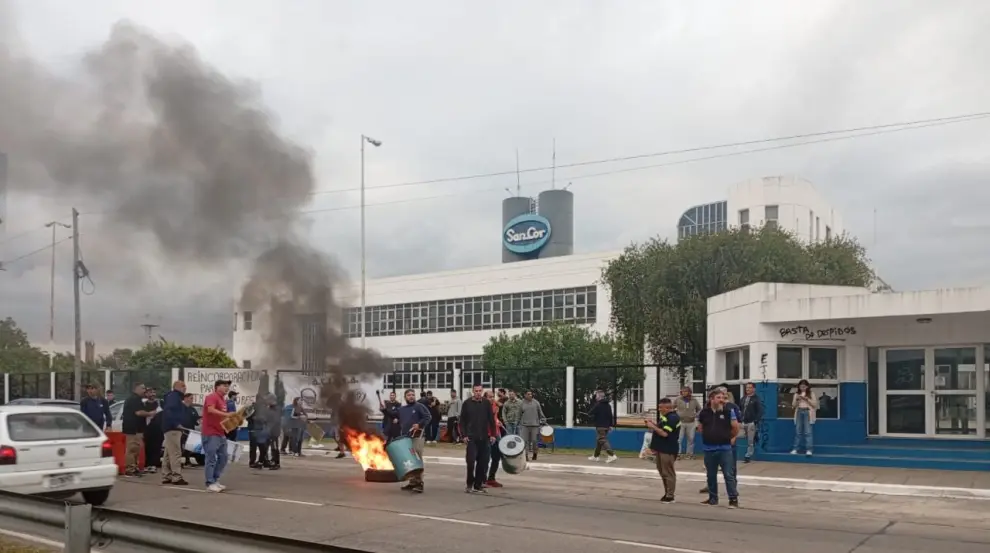 Protesta en SANCOR