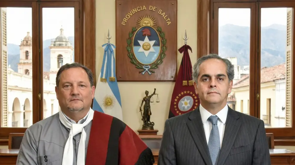 Martín Diez Villa y Marín Plaza, posibles jueces de la Corte Provincial. (imagen con IA)