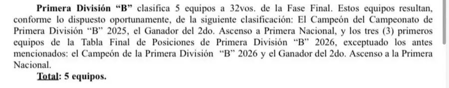 El fragmento del boletín con el error.