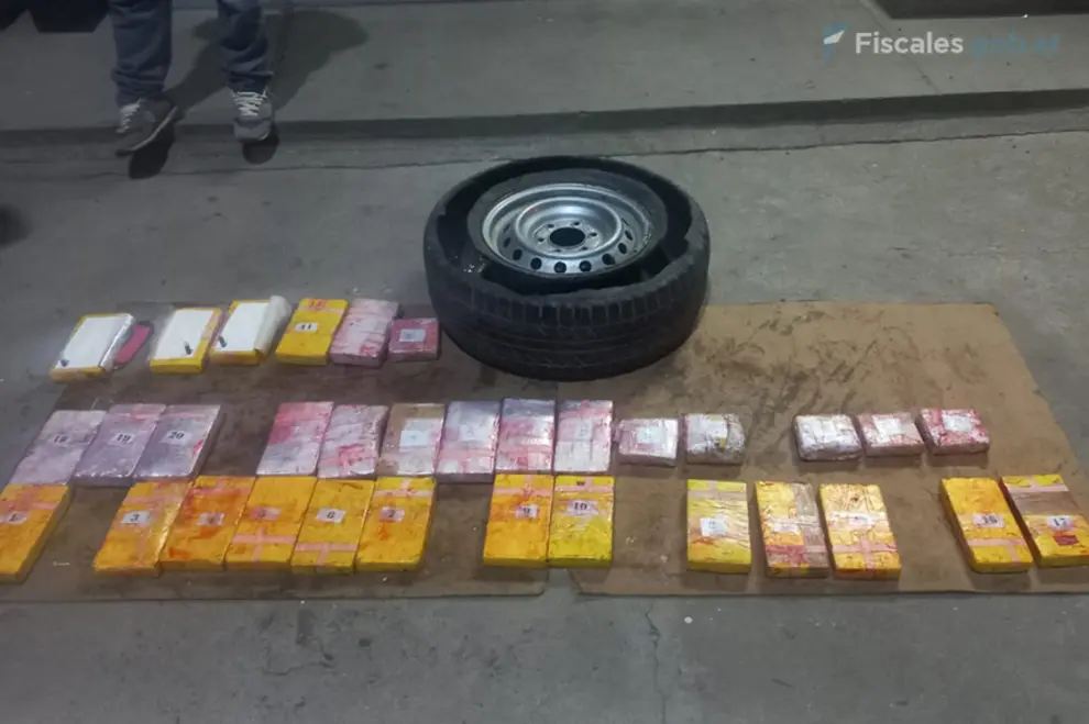 La droga incautada en el segundo operativo incluido en este juicio