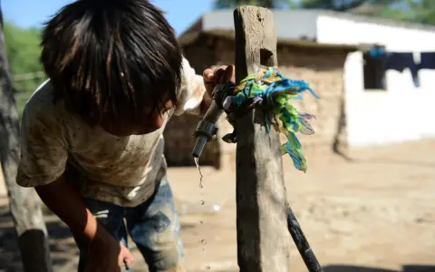 Niños en las comunidades originarias de Salta