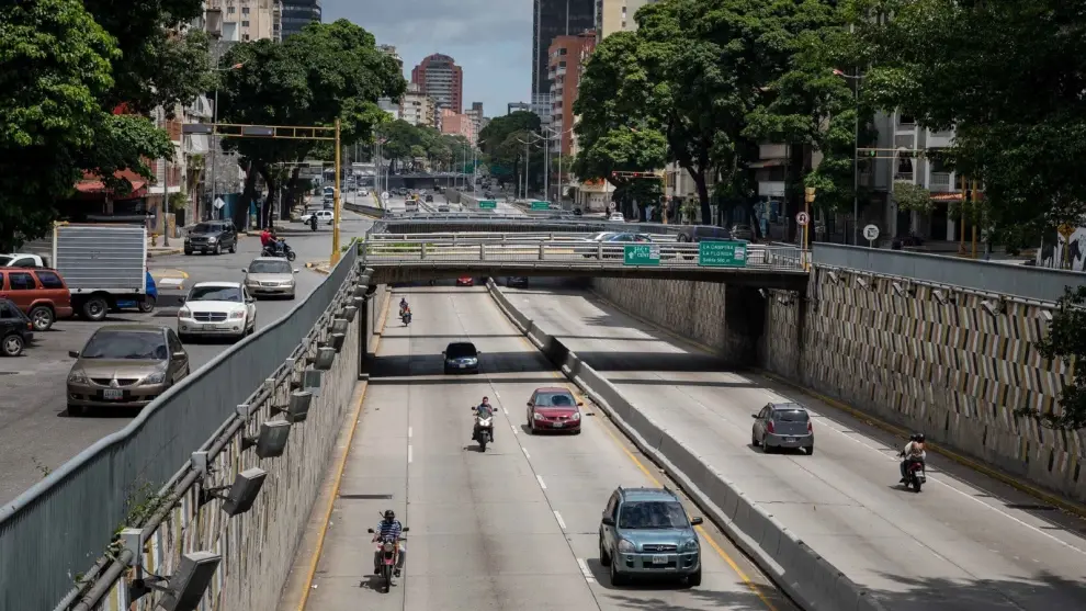Autopista de Caracas, en Venezuela