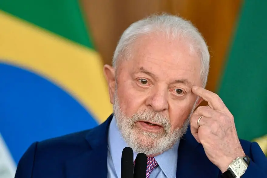 Lula da Silva, durante una conferencia de prensa en Brasilia