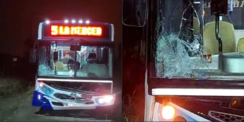 Así quedó la unidad de Saeta tras el siniestro en la ruta 68
