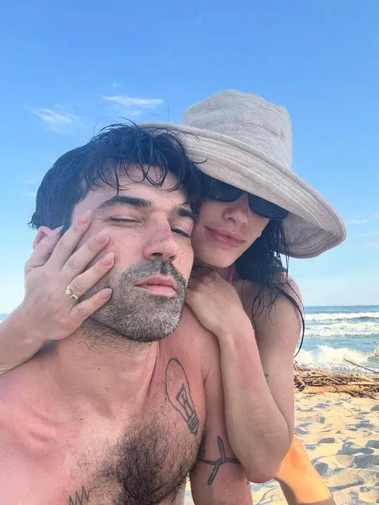 Lali y Pedro en Brasil
