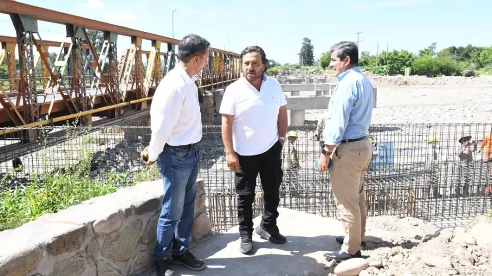 Sáenz en el puente