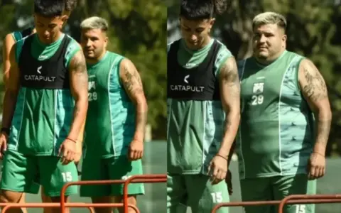 A la izquierda la foto real y a la derecha la retocada con IA