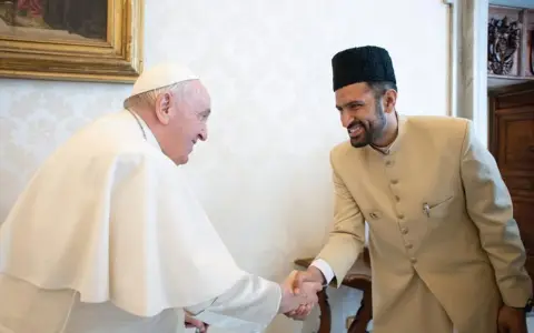 Marwan Gill y el papa Francisco