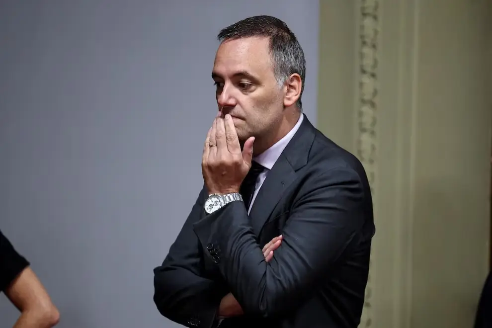 El jefe de Gabinete, Manuel Adorni, encabezó este jueves en Casa Rosada una reunión con los principales referentes del oficialismo