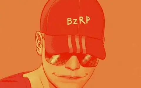 Una foto publicada por el productor argentino tras la colaboración con Gorillaz