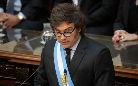 Javier Milei en el Congreso de la Nación